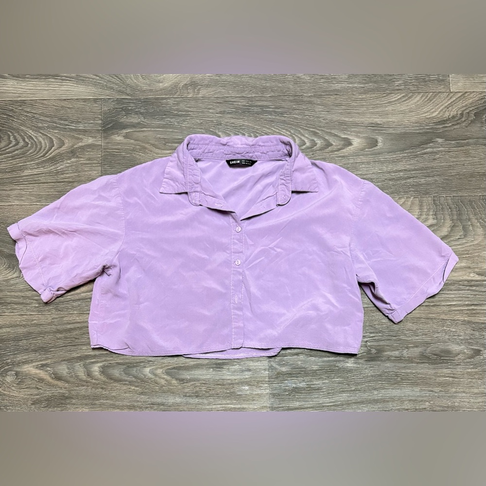 Adorable Lavender Crop-Top
